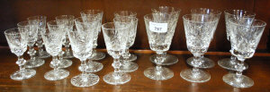 Appraisal: Six Edinburgh crystal 'Light of Edinburgh' wine glasses to w