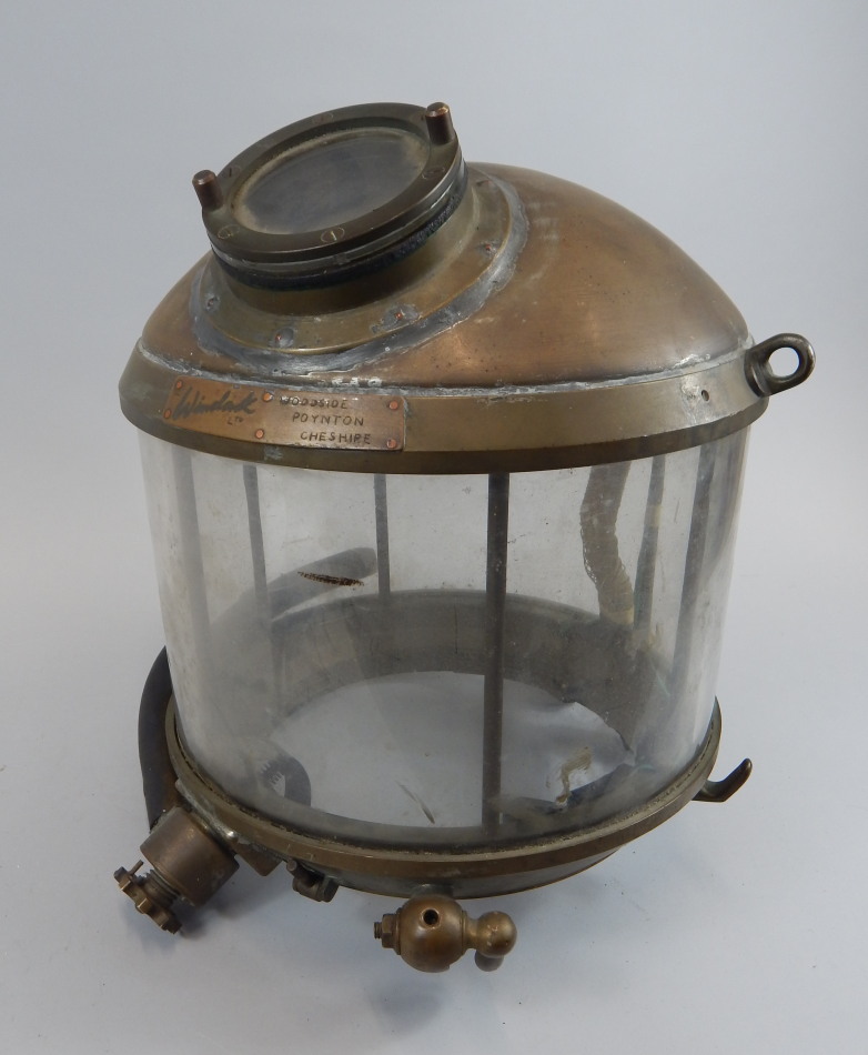 Appraisal: A B W T Windak diving helmet made in Poynton