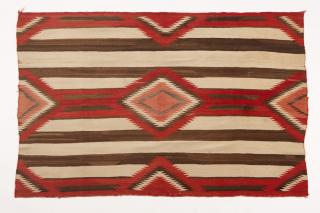 Appraisal: A Navajo Third Phase chief's blanket rug Late th early