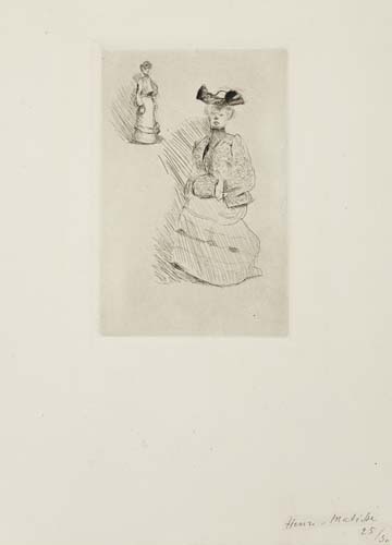 Appraisal: HENRI MATISSE Deux Femmes en costume de ville Drypoint circa