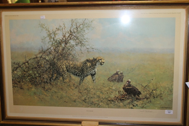 Appraisal: David Shepherd British b The Scavengers signed margin limited edition