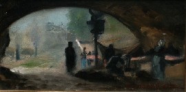 Appraisal: Emanuel Charles Benezit Under the Bridges of Paris - Les