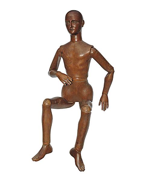 Appraisal: A French carved pine artist's model second half th century