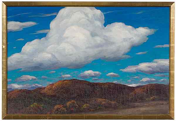 Appraisal: Eliot Candee Clark American - Autumn Clouds Oil on canvas