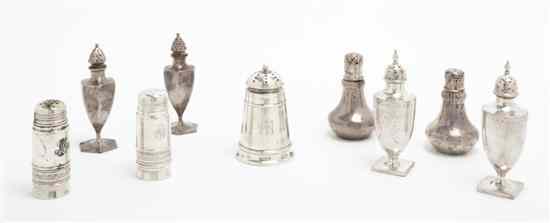 Appraisal: Seven American Sterling Silver Casters of various forms and makers