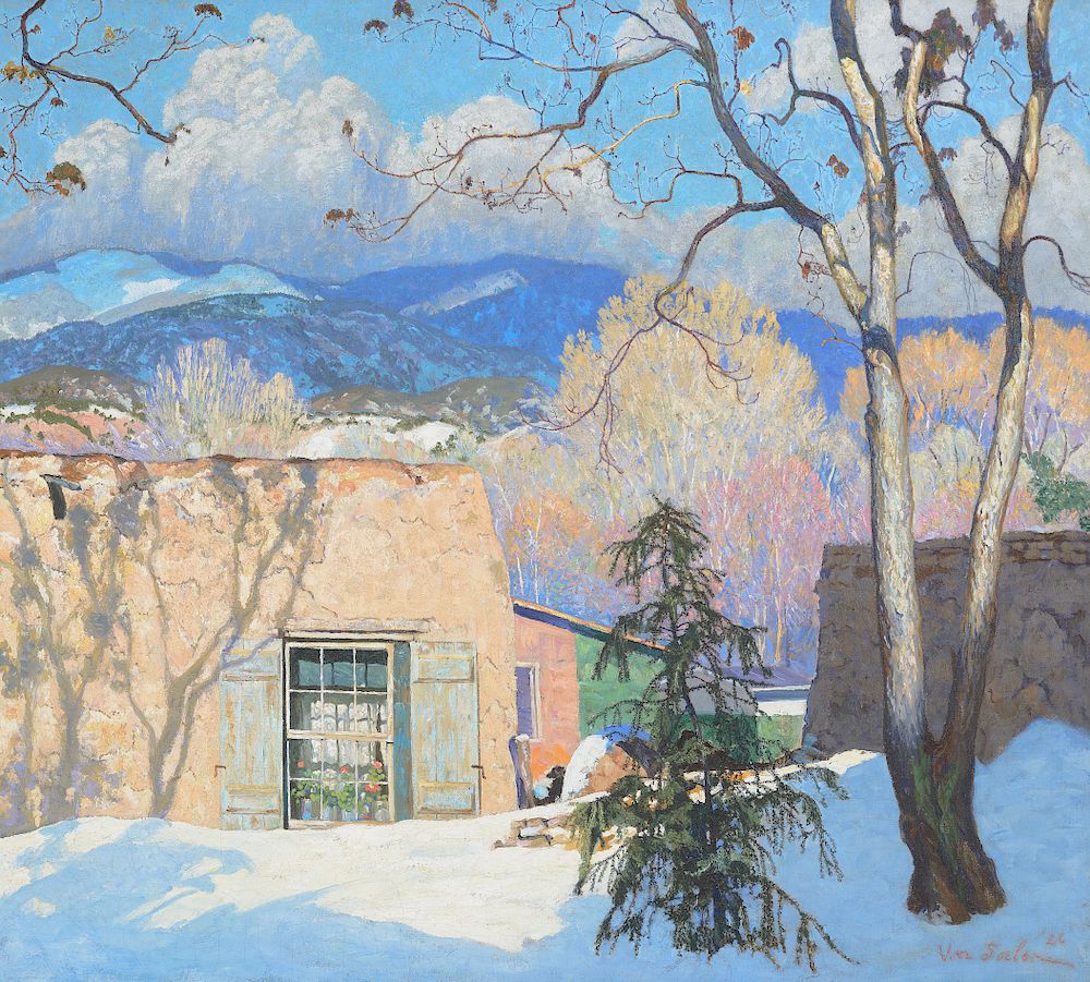 Appraisal: Theodore Van Soelen Adobe Snow and Sunshine Exclusive on Bidsquare