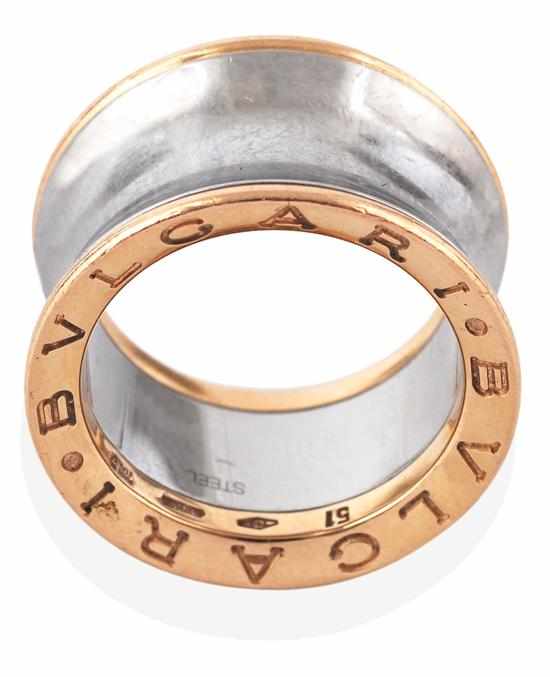 Appraisal: A RING BY BVLGARI The limited edition ring from the