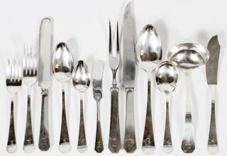 Appraisal: WALLACE 'CAMPANIA' STERLING FLATWARE SET PIECES WALLACE 'CAMPANIA' STERLING FLATWARE