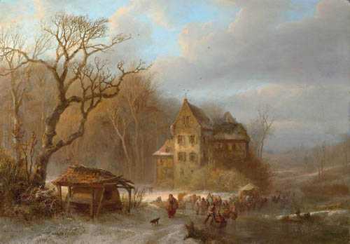 Appraisal: BYLANDT ALFRED EDOUARD AGENOR DE Brussels - The Hague Winter