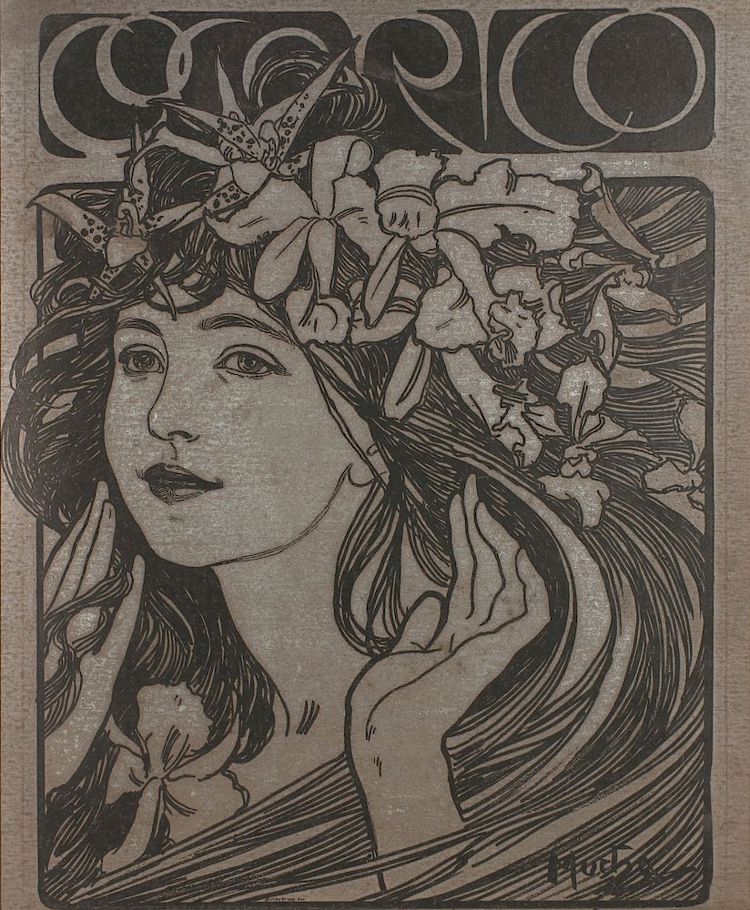 Appraisal: ALPHONSE MUCHA - COCORICO ILLUSTRATED COVER Alphonse Maria Mucha -