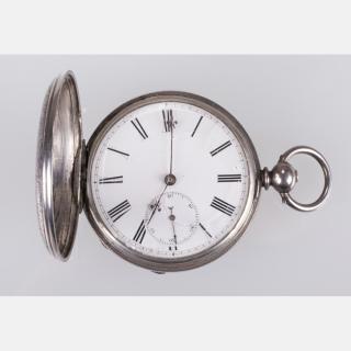 Appraisal: An English Silver Plated Villami Pocket Watch th Century An