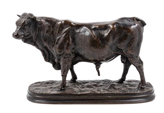 Appraisal: Sale Lot After Pierre-Jules Mene French - Taureau Normand bronze