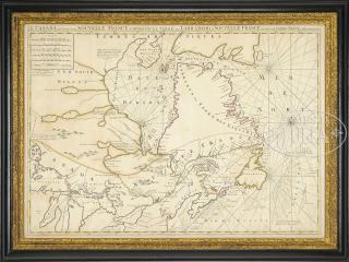 Appraisal: MAP CARTE DU CANADA OU DE LA NOUVELLE FRANCE Guillaume