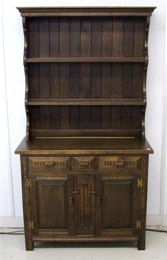 Appraisal: th century oak dresser by Jack Grimble of Cromer two