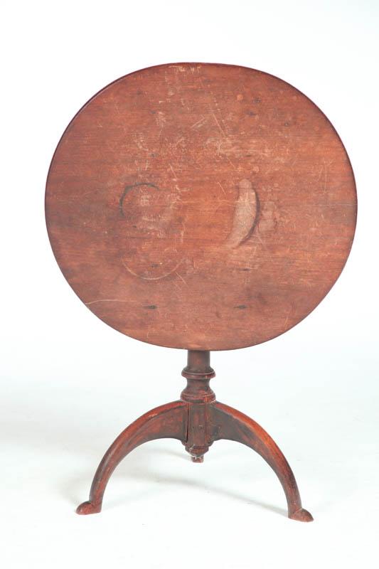 Appraisal: TEA TABLE Probably New England early th century maple and