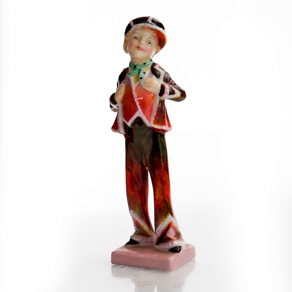 Appraisal: ROYAL DOULTON FIGURINE PEARLY BOY HN Young boy in colorful