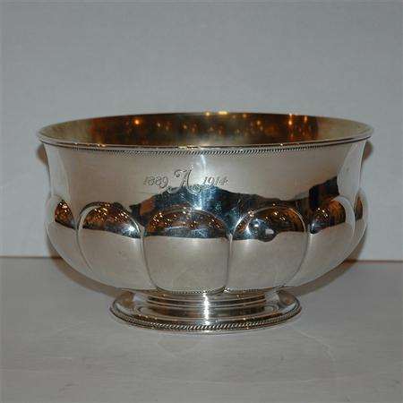 Appraisal: Tiffany Co Makers Sterling Silver Footed Center Bowl Estimate -