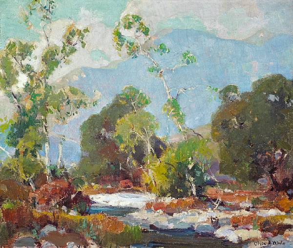 Appraisal: Orrin A White American - Arroyo Seco Landscape signed 'Orrin