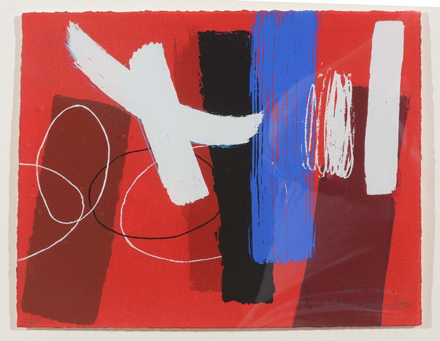 Appraisal: Wilhelmina Barns-Graham British - Millennium Series Red II signed dated