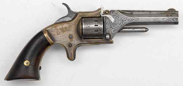 Appraisal: Engraved Manhattan nd model Pocket Pistol cal '' barrel S