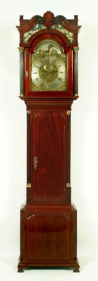 Appraisal: A MAHOGANY LONGCASE CLOCK by William Winstanley Wigan the eight