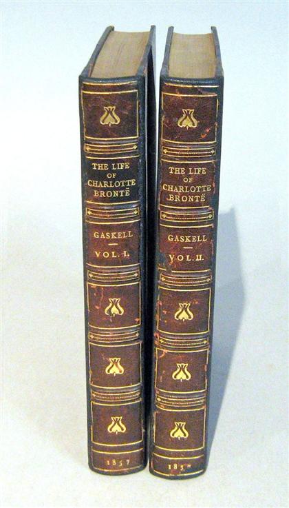 Appraisal: vols Caskell Elizabeth C The Life of Charlotte Bronte London