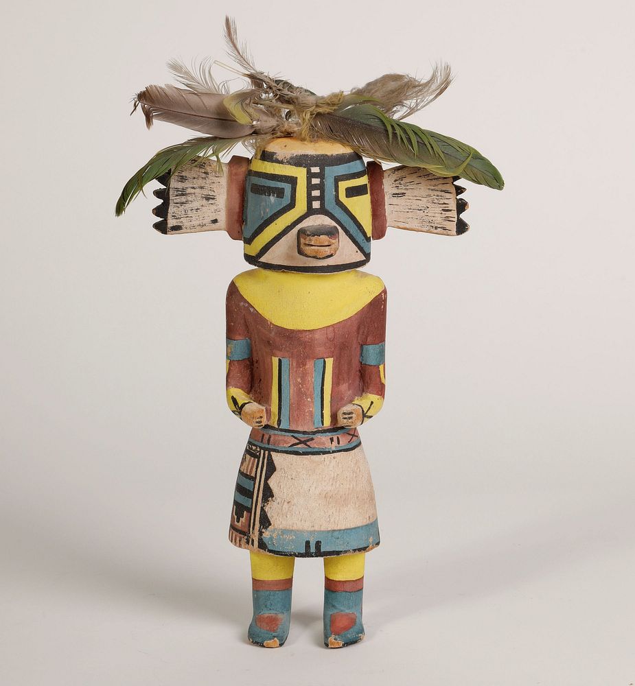 Appraisal: Hopi Cottonwood Kachina Doll ca Hopi Holi ca cottonwood pigment