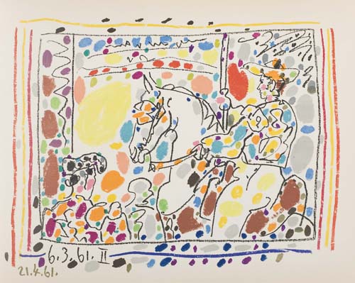 Appraisal: PICASSO PABLO Sabartes Jaime Picasso Toreros lithographed plates by Picasso