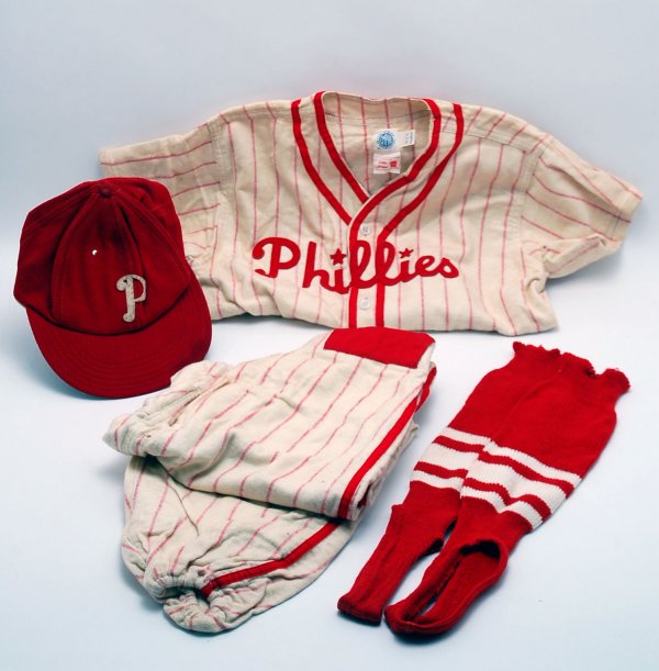 Appraisal: Child's Philadelphia Phillies baseball uniform labeled Empire the Emblem of