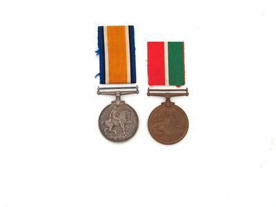 Appraisal: A - Mercantile marine medal and a - War medal