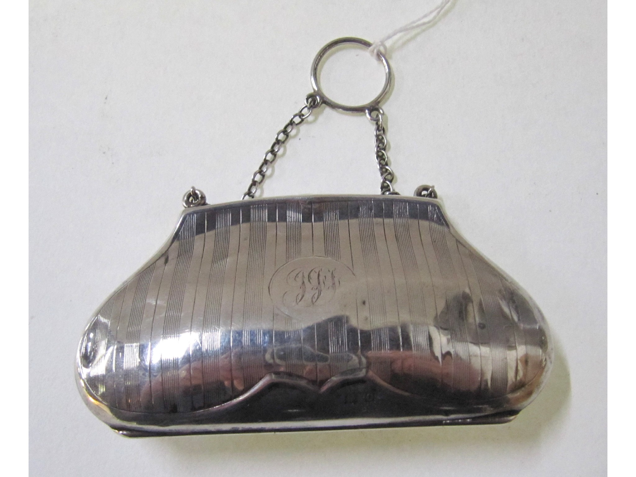 Appraisal: A silver purse Birmingham