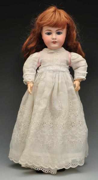 Appraisal: French Child Doll Description Bisque socket head incised Limoges France