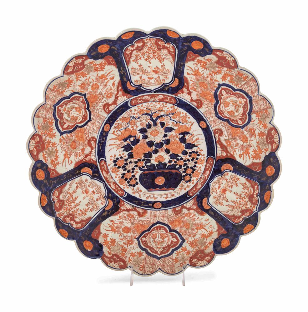 Appraisal: An Imari Palette Porcelain Charger An Imari Palette Porcelain Charger