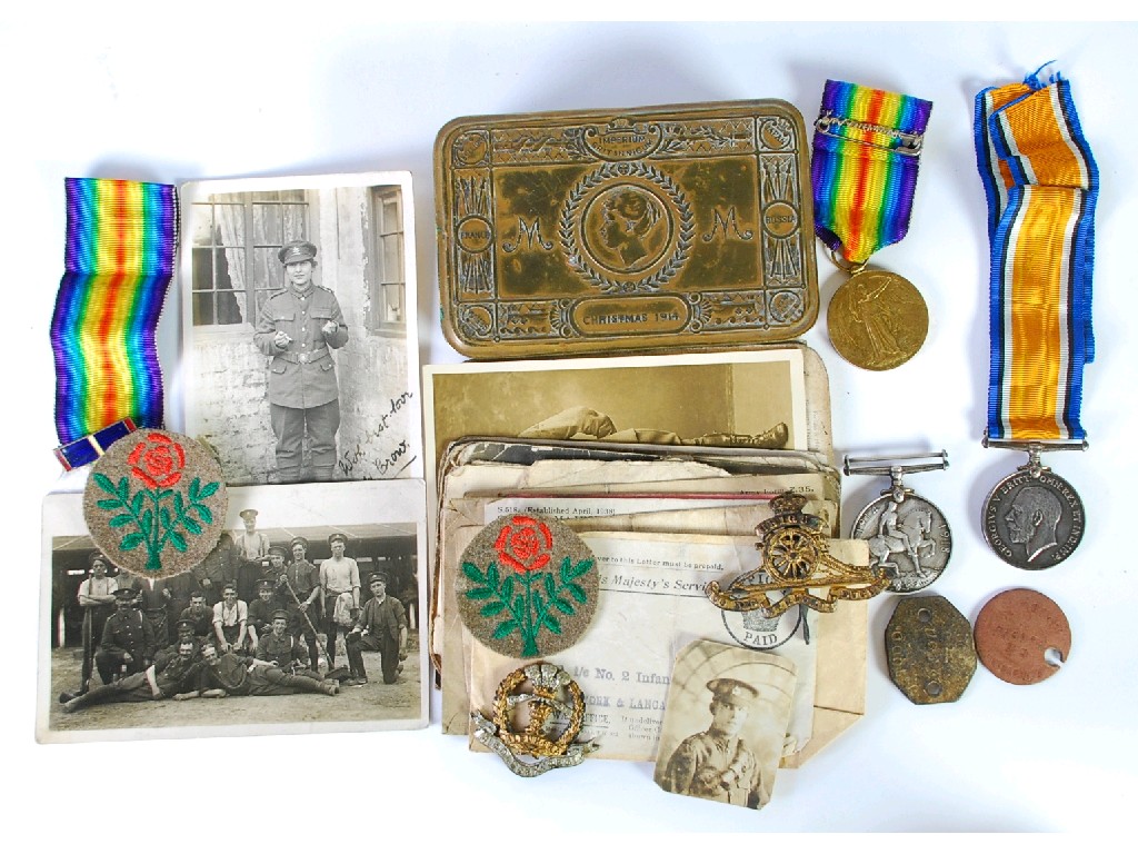 Appraisal: GROUP OF THREE WORLD WAR I SERVICE MEDALS awarded to