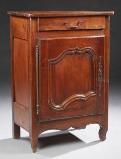 Appraisal: French Louis XV Style Carved Oak Confiturier earl French Louis