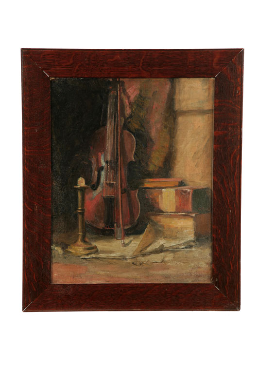 Appraisal: STILL LIFE AMERICAN SCHOOL LATE TH-EARLY TH CENTURY Oil on