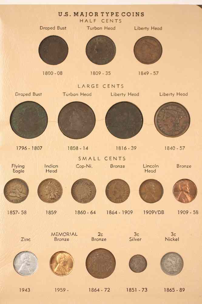 Appraisal: COINS - US Type Set with many wonderful examples of