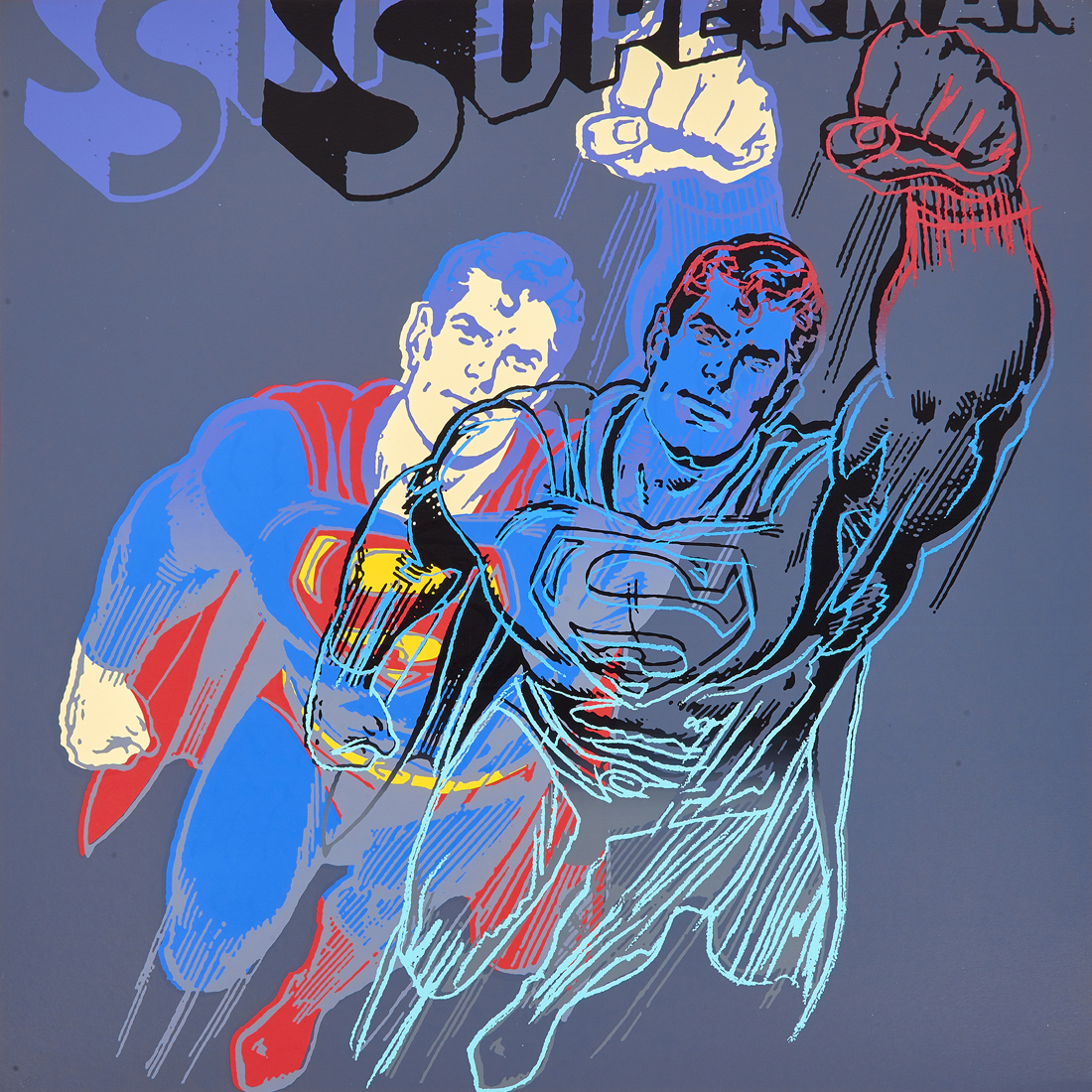 Appraisal: PRINT AFTER ANDY WARHOL After Andy Warhol American - Superman