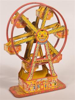 Appraisal: J Chein Tin Lithograph Wind Up Hercules Ferris Wheel High