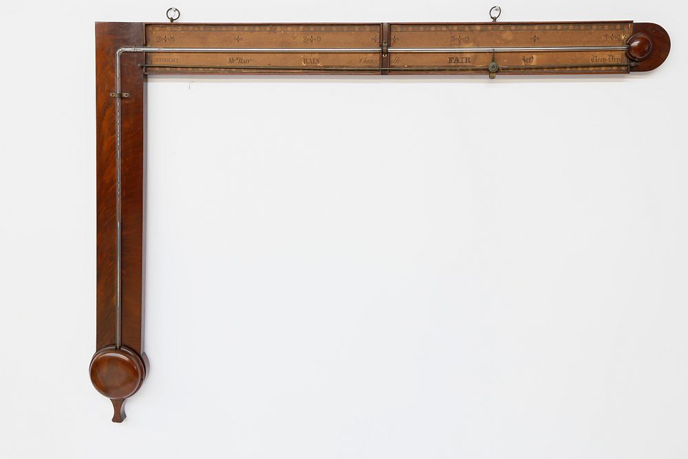 Appraisal: Extremely Rare Early Angle Barometer by John Oates - -