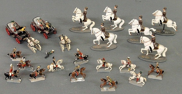 Appraisal: Set of six Austrian painted Lipizzaner horses marked Wien h