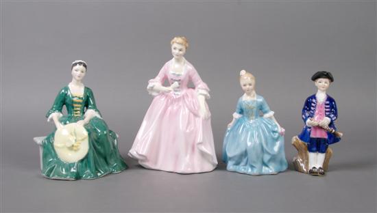 Appraisal: A Group of Royal Doulton Porcelain Figures Height of tallest