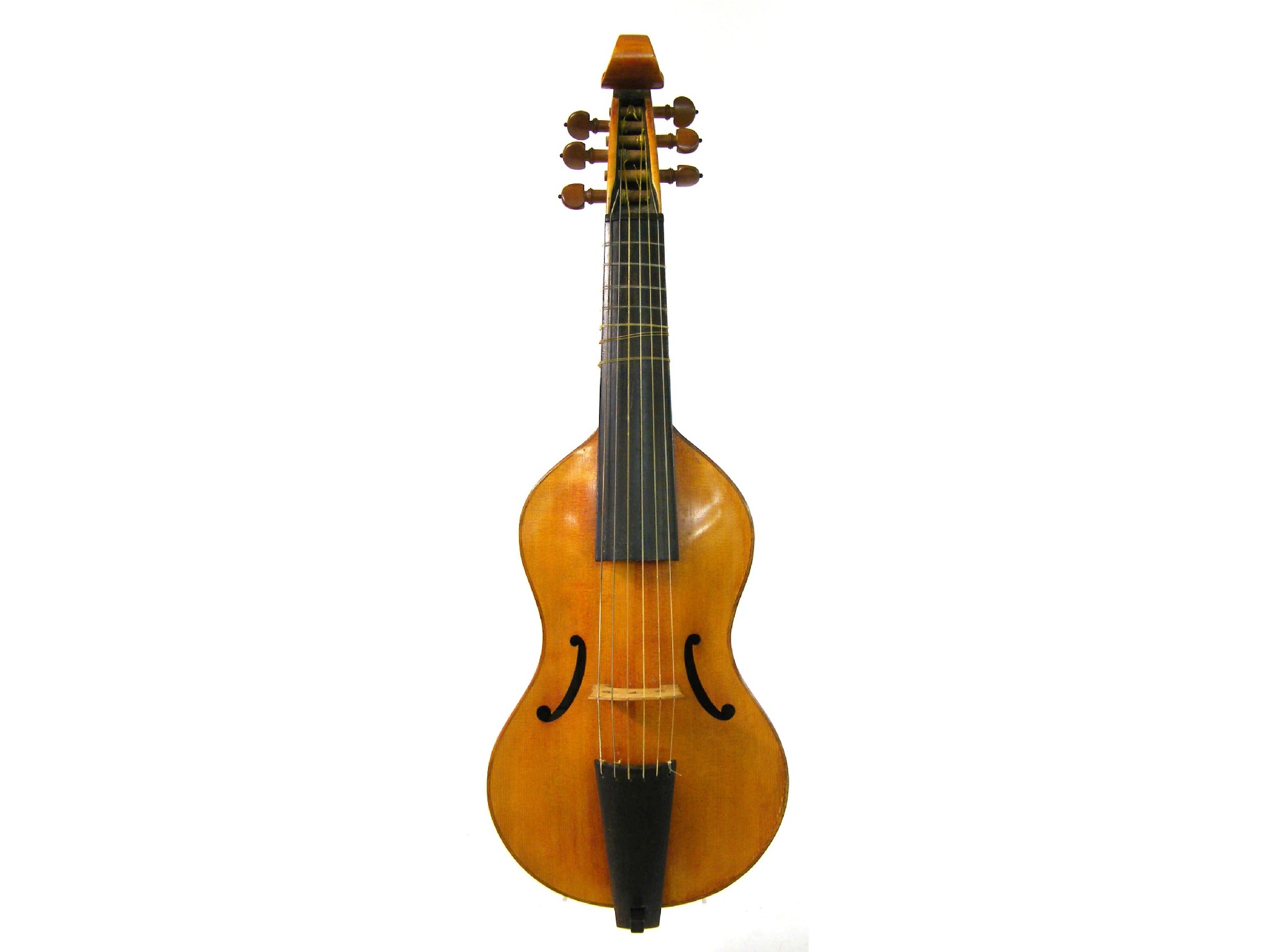 Appraisal: Treble viol by and labelled Arnold Dolmetsch Haslemere length of