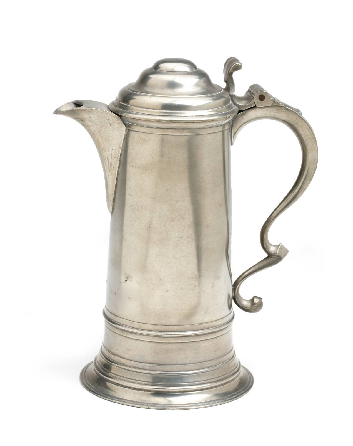 Appraisal: PEWTER FLAGON THOMAS D BOARDMAN - AND LUCIUS HART -