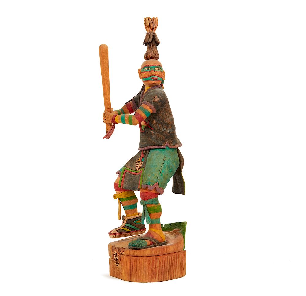 Appraisal: Hopi Clown Kachina Kaisale Nate Hownewa Hopi Clown Kachina Kaisale