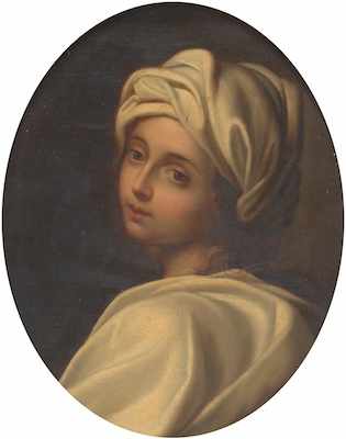 Appraisal: After Guido Reni Portrait of a Young Woman in a