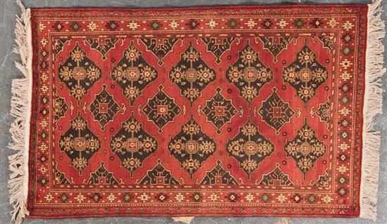 Appraisal: Afghani Tribal rug Afghanistan modern x Estimate - Sun fade