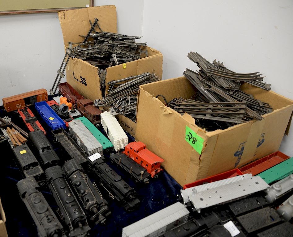 Appraisal: Large group of Lionel trains and track parts to include