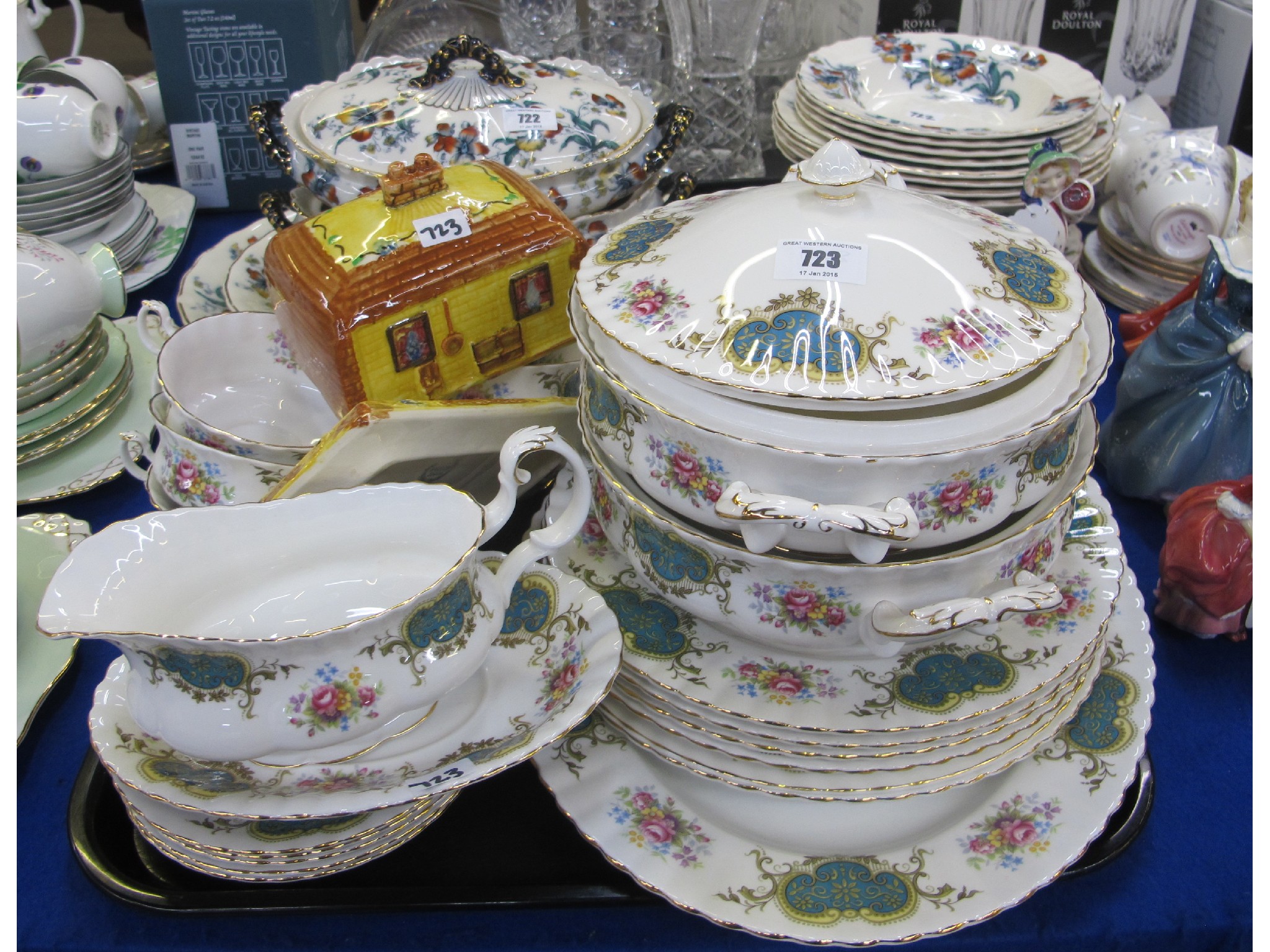 Appraisal: Royal Albert Berkeley pattern partial dinner service with a Price