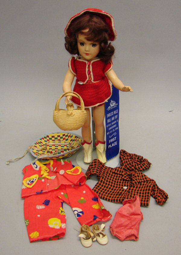 Appraisal: Lot Compo marked Mary Hoyer doll Doll has been signed